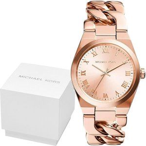 Michael Kors MK4564 Women's Watch Channing Quartz 38mm Rose Gold Stainless Steel